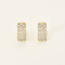 Boucles d'oreilles Paire de boucles d'oreilles en or jaune et or gris et diamants 58 Facettes DV0665-6