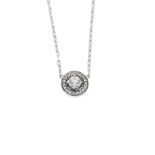 Collier Boucheron - Ava - Collier en or gris et diamants 58 Facettes DV16226-1