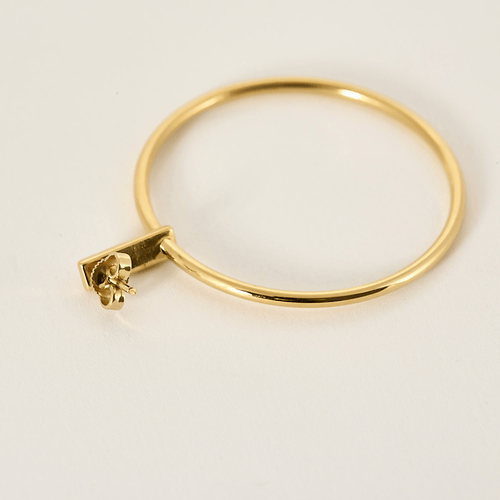 Boucles d'oreilles LOUIS VUITTON - Paire d'anneaux d'oreilles en or jaune 58 Facettes DV16301-1