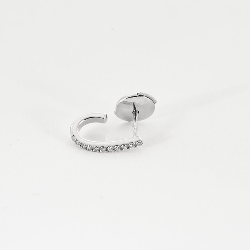 Boucles d'oreilles MESSIKA - Multi-Créoles Gatsby en or gris et diamants 58 Facettes DV15694-2