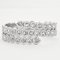 Bracelet David Morris - Bracelet en or gris diamants 58 Facettes DV16301-4