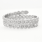 Bracelet David Morris - Bracelet en or gris diamants 58 Facettes DV16301-4