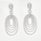 Boucles d'oreilles Boucles d'oreilles girandoles en or blanc et diamants 58 Facettes DV16301-5