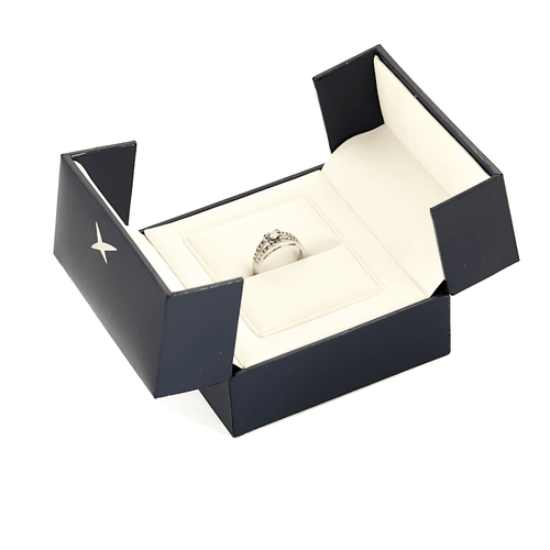 Bague 56 Mauboussin - Chance of Love n°2 - Bague en or blanc, diamant et rubis 58 Facettes DV16158-1