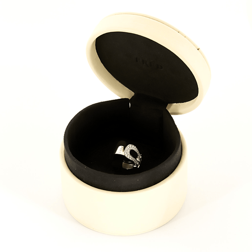 Bague 51 FRED - FORCE 10 - Grand modèle - Bague en or blanc et diamants 58 Facettes DV15986-2