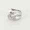 Bague 55 POIRAY - Sceau de coeurs - Bague en or blanc et diamants 58 Facettes DV15694-1