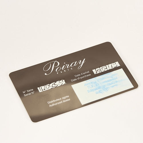 Bague 55 POIRAY - Sceau de coeurs - Bague en or blanc et diamants 58 Facettes DV15694-1