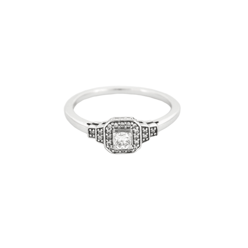 Bague 54.5 Mauboussin -Un Automne 1930 n°2 - Bague Solitaire en or blanc et diamants 58 Facettes DV16089-3