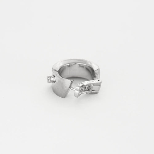 Boucles d'oreilles CHAUMET- Liens - Paire de boucles d'oreilles or gris et diamants 58 Facettes DV15727-2