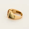 Bague 53 Bague en or jaune citrine , diamants et nacre 58 Facettes DV14317-2
