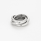 Bague 48 Bague trois anneaux entrelacés et diamants 58 Facettes DV16492-1