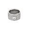 Bague 52 Bague bandeau en or blanc et diamants 58 Facettes DV16044-1