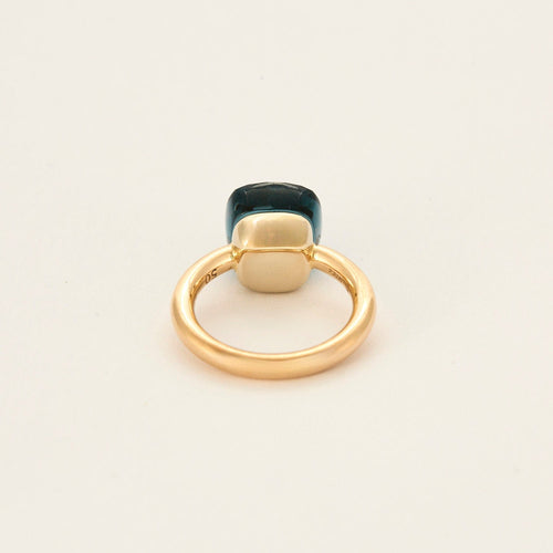 Bague 50 POMELLATO - Nudo Classic - Bague en or rose, topaze bleue de Londres 58 Facettes DV5390-14