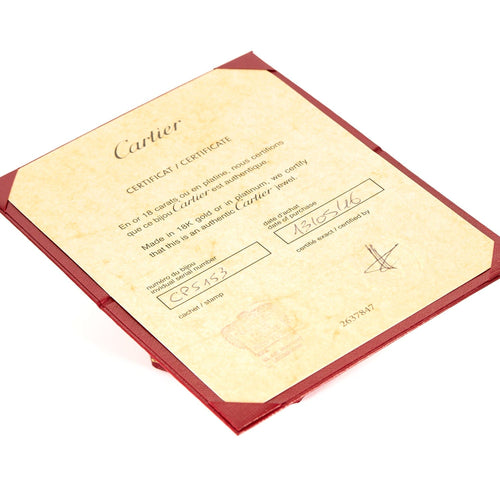 Bague 47 CARTIER - Solitaire en platine et diamants 58 Facettes DV14911-1