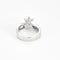 Bague 53 Bague solitaire en or gris et diamants 58 Facettes DV0165-11