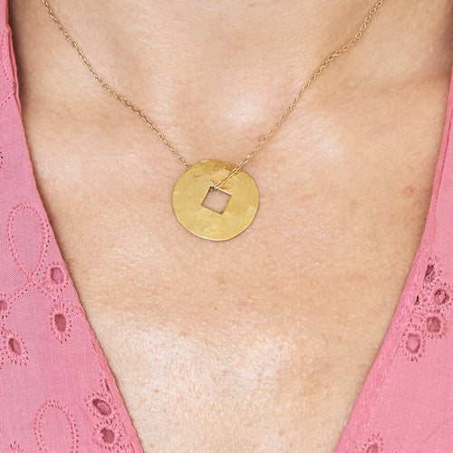 Pendentif DINH VAN - Pi Chinois- Pendentif en or jaune 58 Facettes DV12721-6