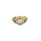 Bague 54 Bague en or et argent diamants 58 Facettes DV0014-14