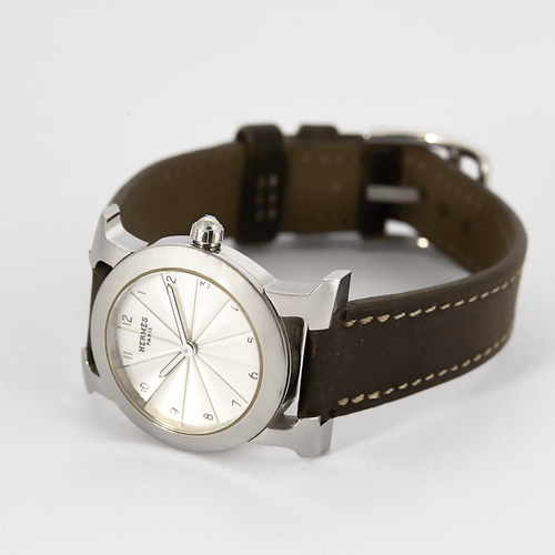 Montre HERMÈS - Hermès H ronde - Montre en acier 58 Facettes DV16294-2