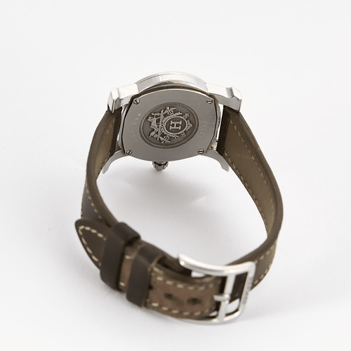 Montre HERMÈS - Hermès H ronde - Montre en acier 58 Facettes DV16294-2