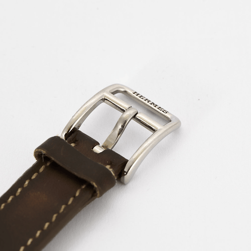 Montre HERMÈS - Hermès H ronde - Montre en acier 58 Facettes DV16294-2