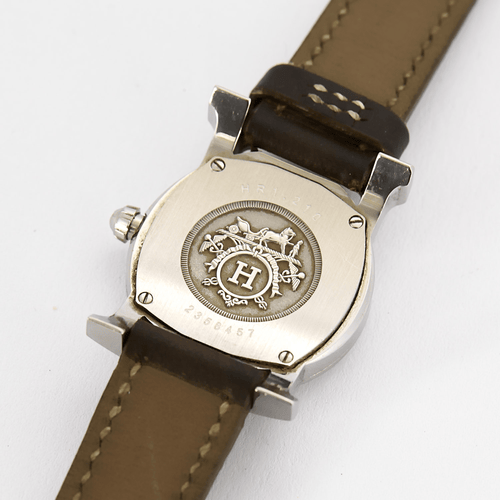 Montre HERMÈS - Hermès H ronde - Montre en acier 58 Facettes DV16294-2