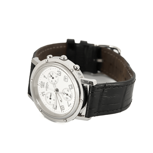 Montre HERMÈS - CLIPPER CHRONO - Montre en acier 58 Facettes DV16294-1