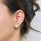 Boucles d'oreilles CARTIER - Double C - Paire de boucles d'oreilles trois ors et diamants 58 Facettes DV0541-8