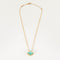 Pendentif VAN CLEEF & ARPELS -  Pendentif Vintage Alhambra en or jaune et turquoise 58 Facettes DV0830-20