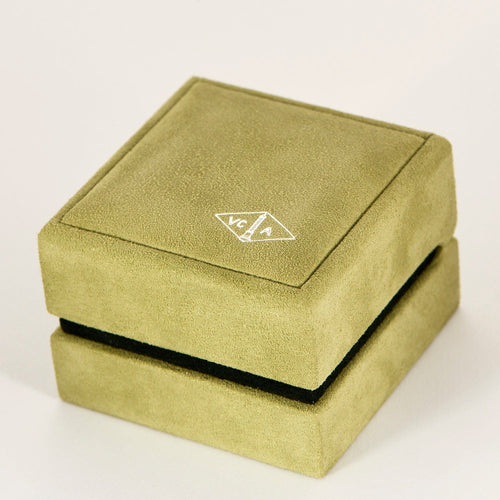 Bague 50 VAN CLEEF & ARPELS - Bague Vintage Alhambra or gris, turquoise et diamants 58 Facettes DV0830-22