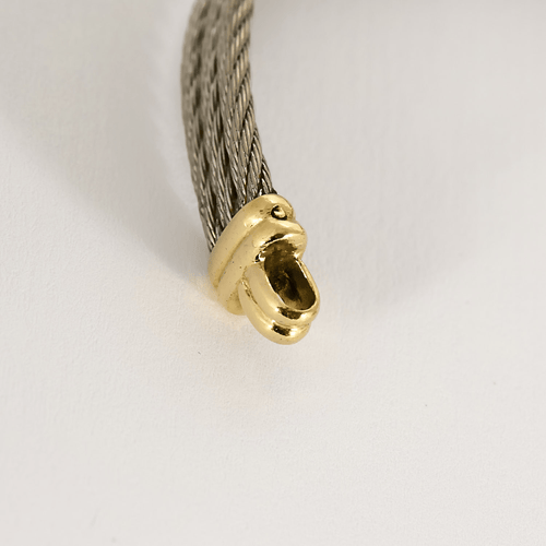 Bracelet FRED - Force 10  - Bracelet en acier et or jaune 58 Facettes DV14876-1