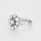 Bague 57 Bague marguerite en platine, or blanc et diamants 58 Facettes DV17088-1