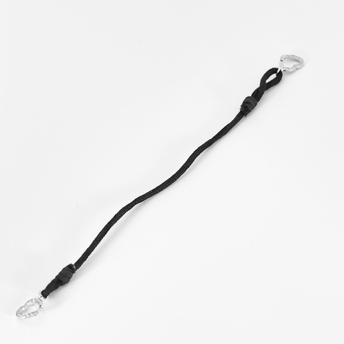 Bracelet DINH VAN - Bracelet en cordon noir, or blanc et diamants 58 Facettes DV16977-3