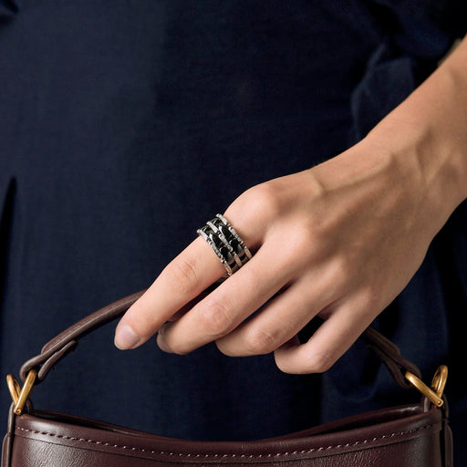 Bague 55 Chanel Bague CHANEL - Bague Ultra Diamants et céramique noire 58 Facettes DV16820-1