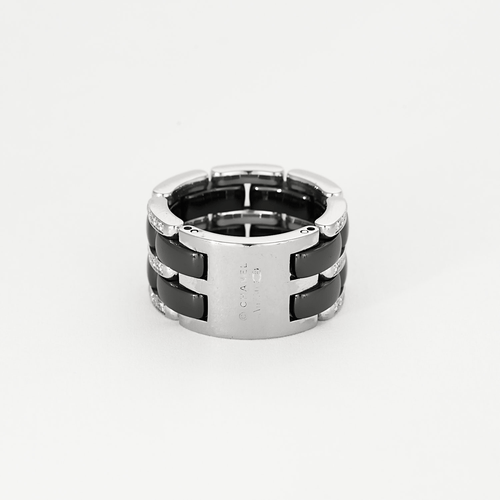 Bague 55 Chanel Bague CHANEL - Bague Ultra Diamants et céramique noire 58 Facettes DV16820-1