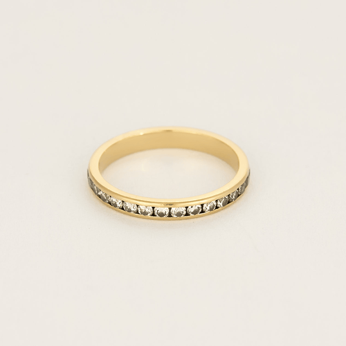 Bague 50 Alliance en or et diamants 58 Facettes DV16936-1