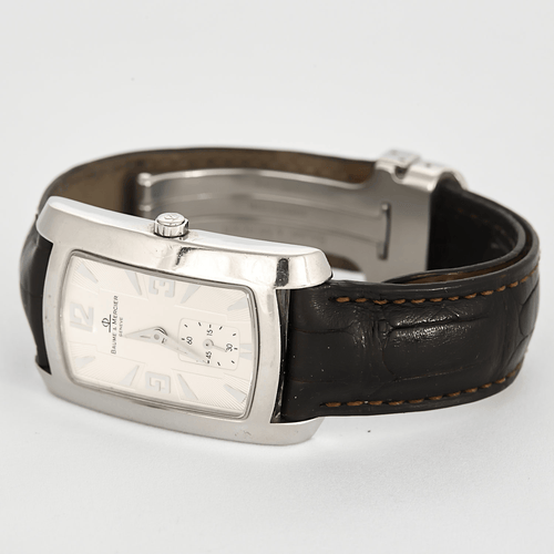 Montre BAUME & MERCIER - Hampton - Montre en acier à mouvement quartz 58 Facettes DV16978-1