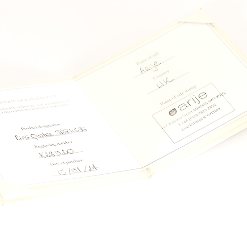 Bague 53 BOUCHERON - Quatre white édition small - Bague trois ors et PVD 58 Facettes DV6743-2