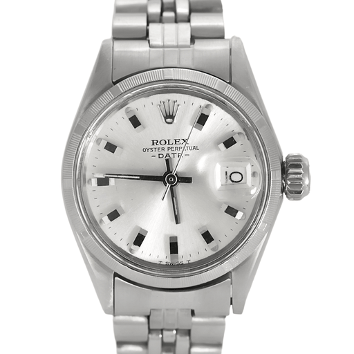 ROLEX - Oyster Perpetual Date - Montre en acier 58 Facettes DV7298-1