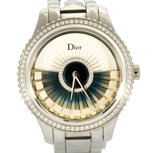 Montre DIOR- Dior VIII Grand Bal Plissé Ruban - Montre en acier et diamants 58 Facettes DV0316-3