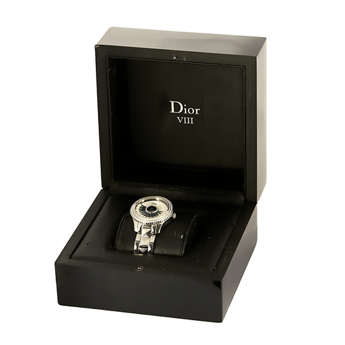 Montre DIOR- Dior VIII Grand Bal Plissé Ruban - Montre en acier et diamants 58 Facettes DV0316-3