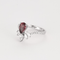 Bague 55 Bague Aigrette en or gris , tourmaline et diamants 58 Facettes DV3760-7