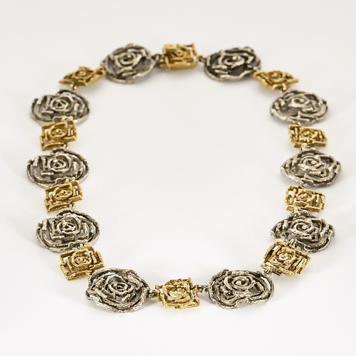 Boucles d'oreilles CHAUMET – Labyrinthe pour l'Arcade - Demi-parure à transformation en or jaune et or gris 58 Facettes DV17159-4