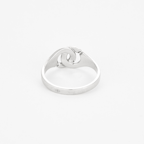Dinh Van-  "Menottes" R8- Bague en or gris