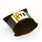 Bracelet HERMES - Kelly Twist grand modèle - Bracelet manchette cuir et métal doré 58 Facettes DV17381-2