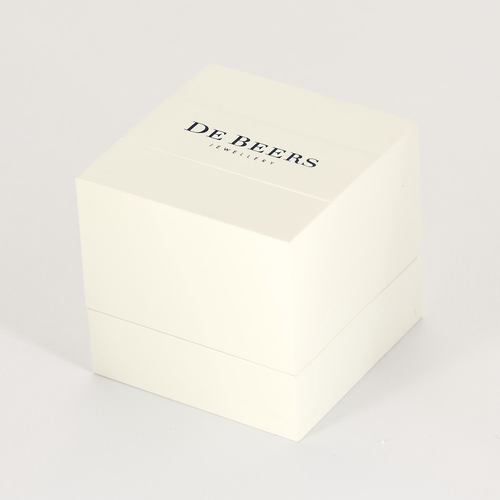 49.5 DE BEERS - AURA - Bague Solitaire en platine et diamants 58 Facettes DV17389-2-495-2