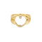 Bague 54 GILBERT ALBERT - Bague or jaune et diamants 58 Facettes DV14765-1