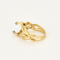 Bague 54 GILBERT ALBERT - Bague or jaune et diamants 58 Facettes DV14765-1