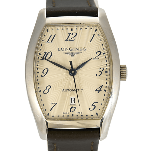 Montre LONGINES - Evidenza - Montre acier à boitier tonneau à mouvement automatique. 58 Facettes DV0871-2