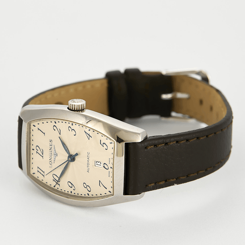 Montre LONGINES - Evidenza - Montre acier à boitier tonneau à mouvement automatique. 58 Facettes DV0871-2