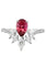 Bague 55 Bague Aigrette en or gris , tourmaline et diamants 58 Facettes DV3760-7